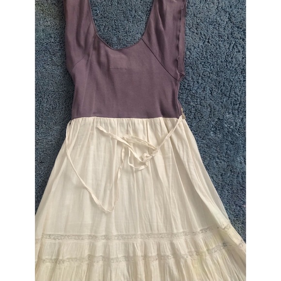 Free People Cap Sleeve Lace Maxi Dress Size XS - Picture 4 of 7